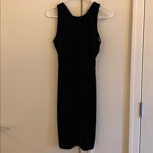 Black Velvet Bodycon Dress